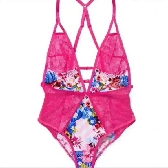 Victoria’s Secret x Mary Katrantzou Pink Teddy S - Picture 1 of 6